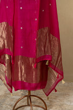 Rani Banarsi Mal Chanderi Unstitched Suit Set